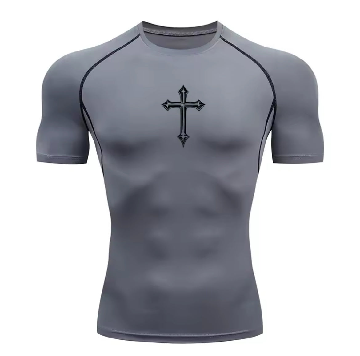 IronLion grey Holy Compression Shirt