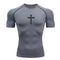 IronLion grey Holy Compression Shirt