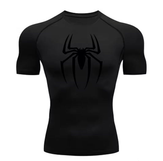 Spiderman All-black compression shirt