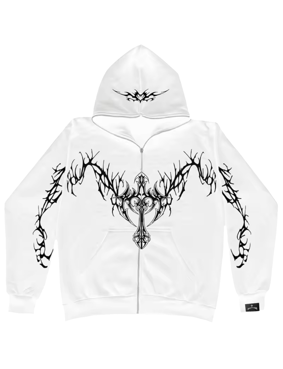 IronLion “Tribal Cross “ hoodie