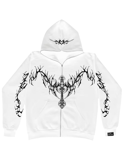 IronLion “Tribal Cross “ hoodie